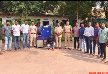 पुलिस गिरफ्त में घरफोडी का कुख्यात अपराधी
