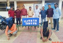 राजुरा पुलिस अपराध दल की कार्यवाही में १० घरफोड़ी के मामलो का खुलासा