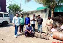 खदान से लोहा चोरी करने वाला गिरफ्तार
