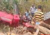 ट्रैक्टर का टायर फटने से 1 की मौत 3 गंभीर जख्मी