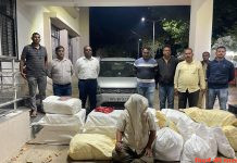 ठक्कर से 3 लाख 36 हजार का तंबाकू जप्त