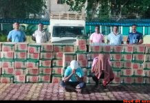 गडचिरोली जिले में जाने वाली लाखो की अवैध शराब जप्त