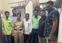 रेकार्ड अपराधी के घर से 2 तलवार, 1 गुप्ती जप्त