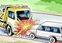 भीषन दुर्घटना में 2 की मौत