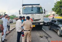 बंगाली कैंप में दुर्घटना, एक की मौत