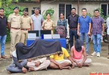 तमिलनाडू के चोरो की टोली गिरफ्तार