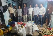 पुलिस की कारवाई में सुगंधीत तंबाकू जप्त
