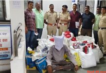 2 लाख 45 हजार का सुगंधित तंबाकू जप्त