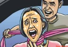 पत्नी की गला घोट कर हत्या