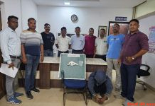 पुलिस रेकार्ड के अपराधी से 1 बंदूक के साथ 4 जिंदा काडतुस जप्त