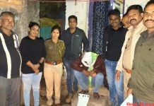 ९३.०५ ग्राम गांजा और १ छुरे के साथ आरोपी गिरफ्तार