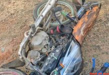 स्कॉर्पियो की दुपहिया को टक्कर में १ की मौत