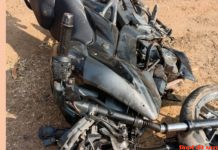 दुपहीया की दुर्घटना में 1 की मौत, 2 गंभीर जख्मी