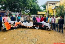 अपराध शाखा की कारवाई में 24 आरोपीयों के साथ 1 करोड 52 लाख का मुद्देमाल जप्त